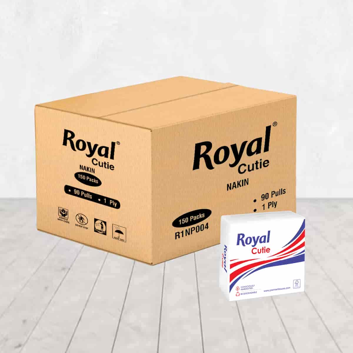 Royal Tissue Paper Cutie 90s White